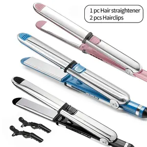 A Versatile 2-In-1 Device Featuring Four Temperature Settings for Home Relaxation, Serving As Both a Hair Straightener And Curling Iron, Making It a Perfect Gift for Girls And Suitable for Various Holiday Occasions