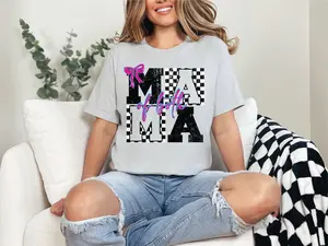 Mama Of Both Checkered