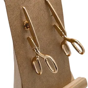 Trendy Scissor Earrings - Stud Earrings, 1.97 Inches Long, High-Quality Materials, Edgy Fashion Accessory