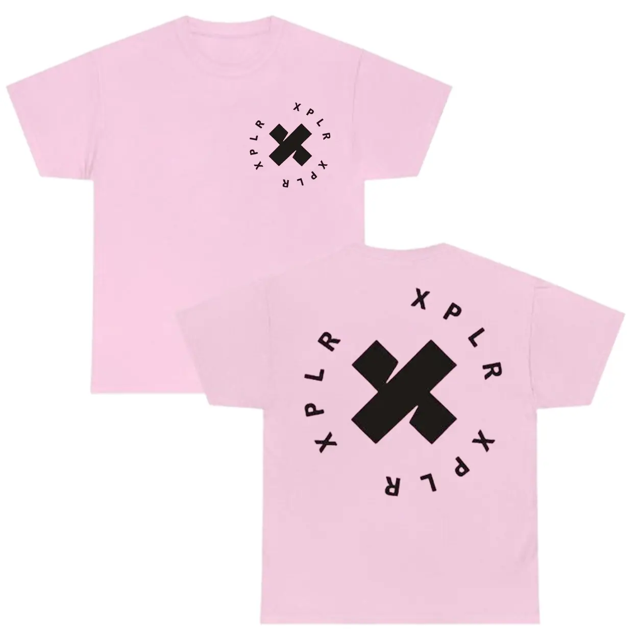 Sam and Colby 2 Sided Graphic Tee Pure Cotton Fabric Casual Street Style Crew Neck Short Sleeve T-Shirt Tops Trendy for Women for Men