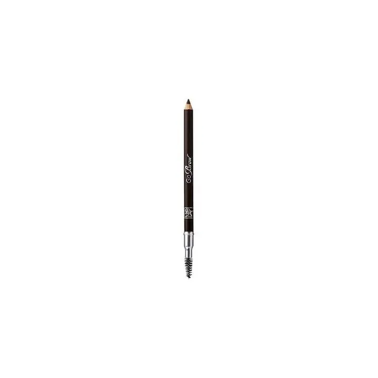 Ruby Kisses Go Brow Wooden Eyebrow Pencil RBWP - Fine-Tip Makeup Cosmetic Pencil with Sharpener for Flawless, Precise Natural Eyebrow Definition, Single Item