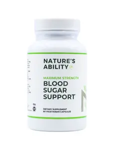 Nature's Ability Blood Sugar Support Supplement with Berberine, Chromium, Gymnema Sylvestre, Bitter Melon, 60 Vegetarian Capsules