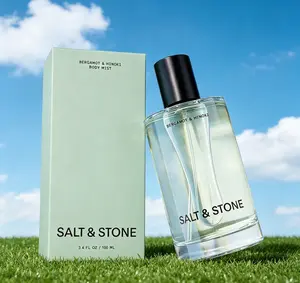 Salt & Stone Bergamot & Hinoki Body Mist 100ml, Skincare Infused Unisex Hair & Body Spray, Hydrating Fragrance with Glycerin & Red Algae, Vegan & Cruelty-Free Daily Scent