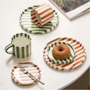 Striped Coffee Cups