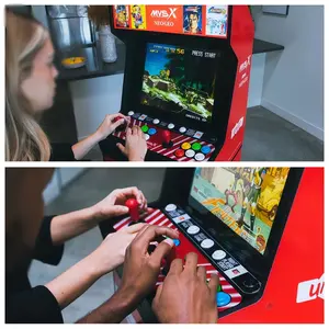 UNICO MVSX  Classic Arcade Machine with 50  Games, Including KOF, Metal Slug, Samurai Shodown, Fatal Fury Bundle, Etc. 17-inch Classic Arcade, Dual Joystick Design, Multifunctional, Suitable for Home and Commercial Use, the Ultimate Collectible