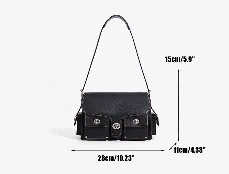 CEFIRO Turnlock SOFT TABBY Stylish Crossbody Bag for Everyday Use