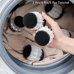 Pet Hair Remover Laundry Balls, Anti-Tangle Washing Balls with Lint Catcher, Reusable for Washer, 2/4/6 Pack, Pet Grooming Essentials