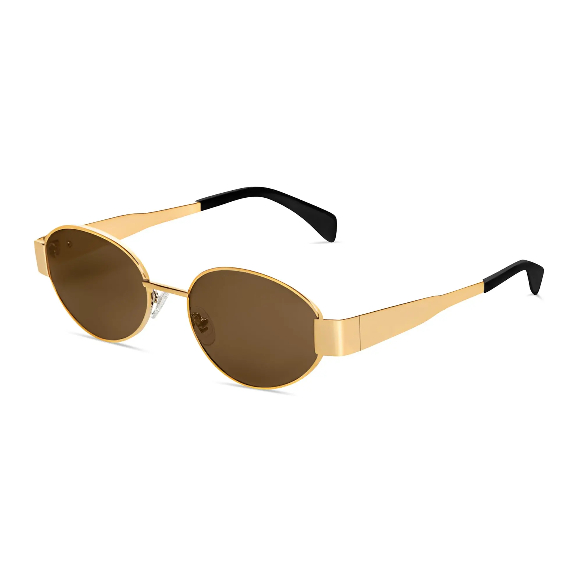 Retro Oval Sunglasses for Women Men Designer Trendy Sun Glasses Classic Shades UV400 Protection