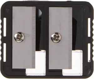 Dual Pencil Sharpener Dual-Pencil  Essential Tool | Sharpens | Easy To Clean | Travel-Friendly |