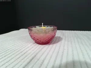 Hidden Message "You Light Up My World" Aroma Candle - Watermelon-Lemon-Daisy Scent, Decorative Bowl-Ready Home Decor Candle for Home Supplies