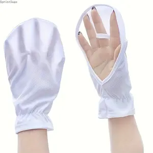 3 Pairs Women’s Fingerless Gloves, Cooling UV Protection Summer Gloves, Breathable Lightweight Short Gloves for Driving, Cycling, Outdoor Activities, Comfortable Stretch Fit Sun Protection