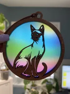 Siamese Cat Suncatcher for Sunny Window