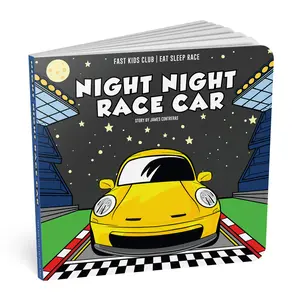 Night Night Race Car Book- Perfect Bedtime Story for the next generation of racers, Start them young!