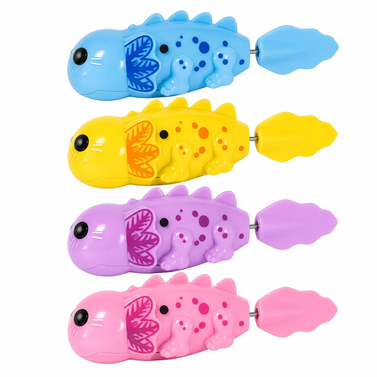 LED Light Water Activated Robot Fish Toy for Kids, Automatic Swimming Robotic Fish with Glowing Lights, Interactive Waterproof Bath & Pool Toy, Realistic Swimming Animal Toy, Summer Water Play Gift for Boys and Girls, Birthday Surprise Toy