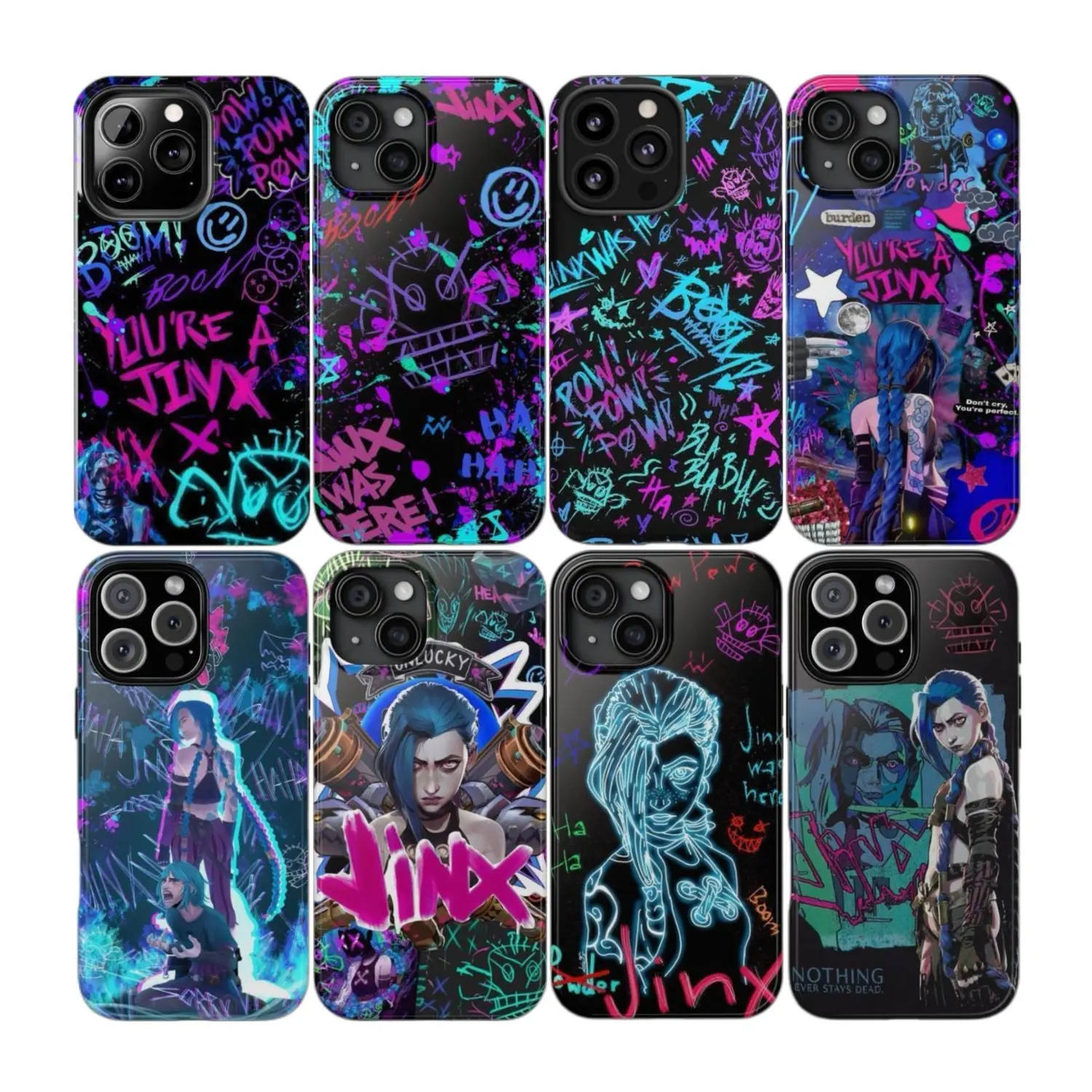jinx graffiti phone case - TikTok Shop
