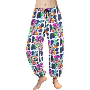 Imaginables Psilocybin Circle Art Printed Harem Pants
