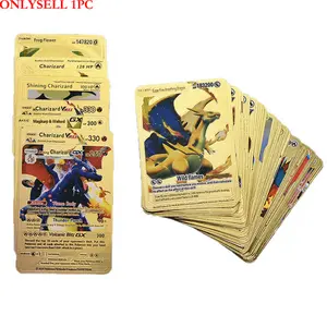 Gold Foil Fantasy Monster Trading Card 1PC, Luxury Shiny Collectible, Durable Waterproof Material, Viral Social Media Trending Style, Gift for Kids & Collectors