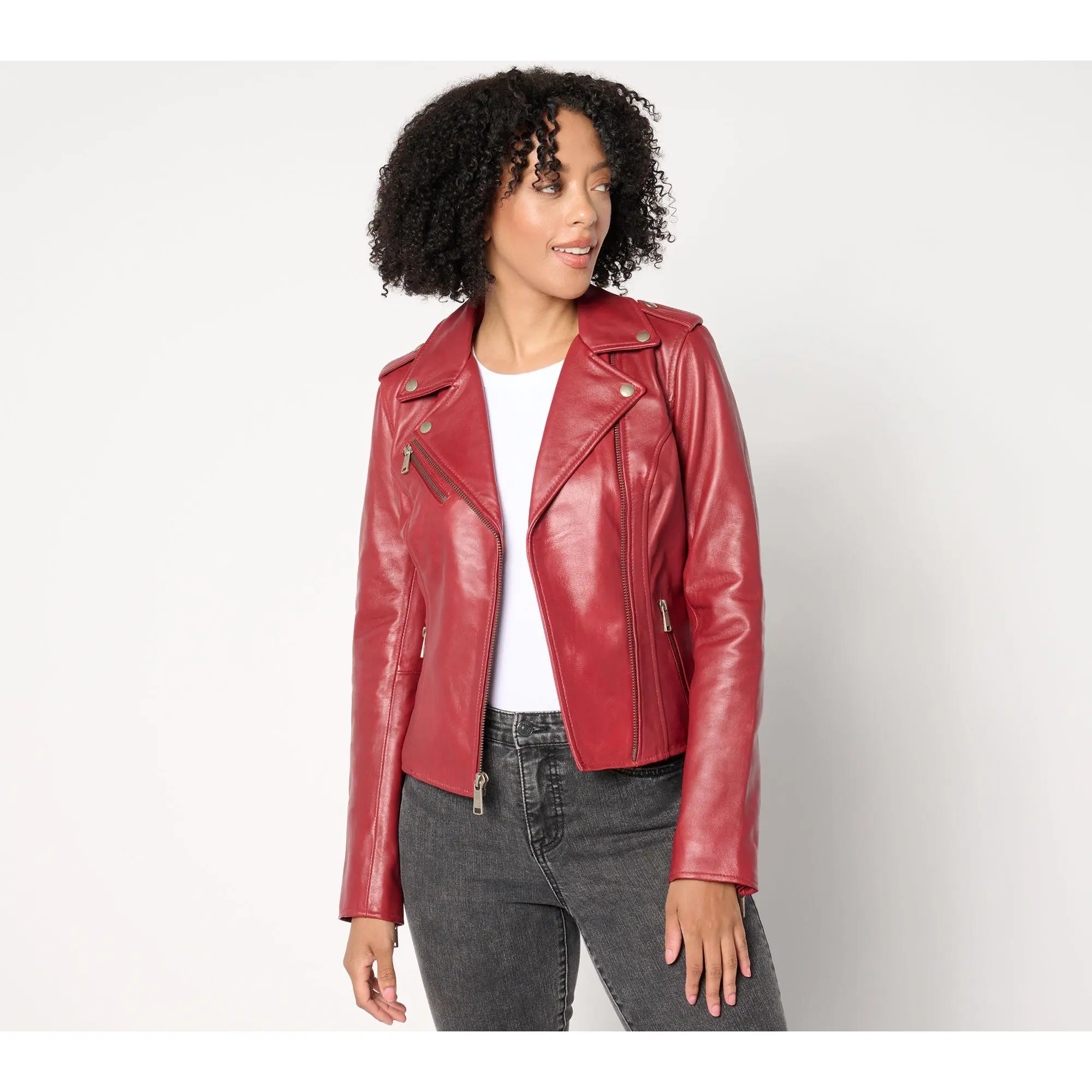 Wilson's Leather Madeline Asymmetrical Leather Jacket