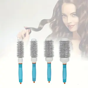 Hair Styling Comb Set, 4 Counts/set Multifunctional Hair Styling Comb, Heatless Hair Styling Tool for Travel, Home, Gift