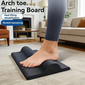 Ankle strength trainer, arch and plantar fascia stretcher, toe flexibility training stretching board with anti-slip heel lift and plantar fasciitis function, durable foot care equipment, suitable for flat feet, collapsed arches, home fitness, and running.