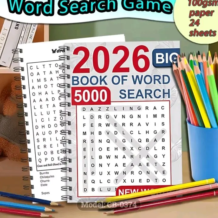 2026 Big Book of Word Search - 5000 Words Puzzle