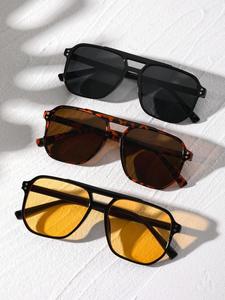 vintage simple tinted lens sunglasses (3 pairs), outdoor sports sunglasses, fashion sunglasses for men and women, travel eyeglass accessories, sunglasses for men