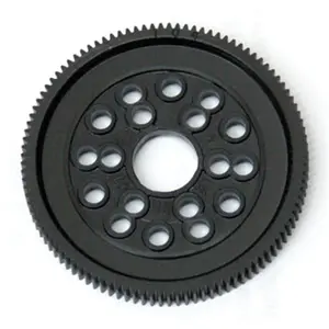 212 MAIN Wide Full-Width Load-Bearing Super Nylon Spur Gear, 86-Tooth, 64-Pitch, for Small Animal Toys