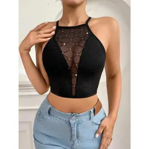 Sheer Mesh Bra: Sexy Unlined Wireless Bralette with Crossback Design for Women