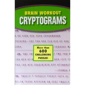 USED-Brain Workout Cryptograms- More Than 600 Challenging Puzzles! by Henry Hook and Shawn Kennedy (Paperback)