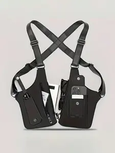 Functional wind multi-pocket tactical chest bag, Side Pouch, stylish, simple and versatile shoulder bag, niche design is light, durable and versatile, practical and suitable for daily commuting, hipsters out of the street and so on, Tactical Pack