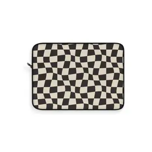 Black Checkard Laptop Sleeve