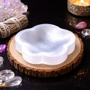 Selenite Flower Decorative Bowl – 1Pc