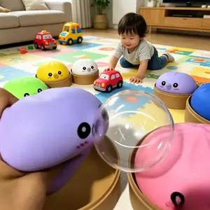 Bubble Gum Baozi Stress Relief Toy, Large Steamer Print Emoji Baozi, Fun and Interactive Kids' Plaything, Perfect for Children