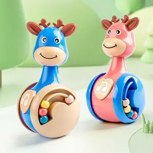 Cute Cartoon Animal Design Tumbler Toy, 1 Count Educational Multiplayer Interactive Indoor Game Toy, Gifts, Wholesale