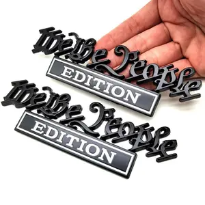 3D Badge Car Sticker, 2 Counts Personalized Car Decorative Label, Creative Universal Car Exterior Decal, Suitable for Cars, Motorcycles, Trucks, RVs, SUVs, Custom Decal, Car Decals