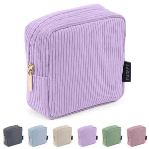 Portable Makeup Bag, Makeup Storage Bag, 1 Count Mini Travel Cosmetics Bag, Cosmetic Organizer Zipper Pouch for Women & Men, Birthday & Anniversary Gift