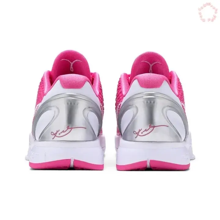 Vibrant Hot Pink White Basketball Sneakers, Scale-textured 3D Woven Upper, Shock-Absorbing Soft Midsole, Reduce Foot Soreness During Long Court Matches