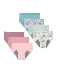 Hanes Girl's Potty Trainer Underwear Briefs, 7-Pack, Light Leak Protection Assorted Hanes Girl's Potty Trainer Underwear Briefs, 7-Pack, Light Leak Protection Assorted