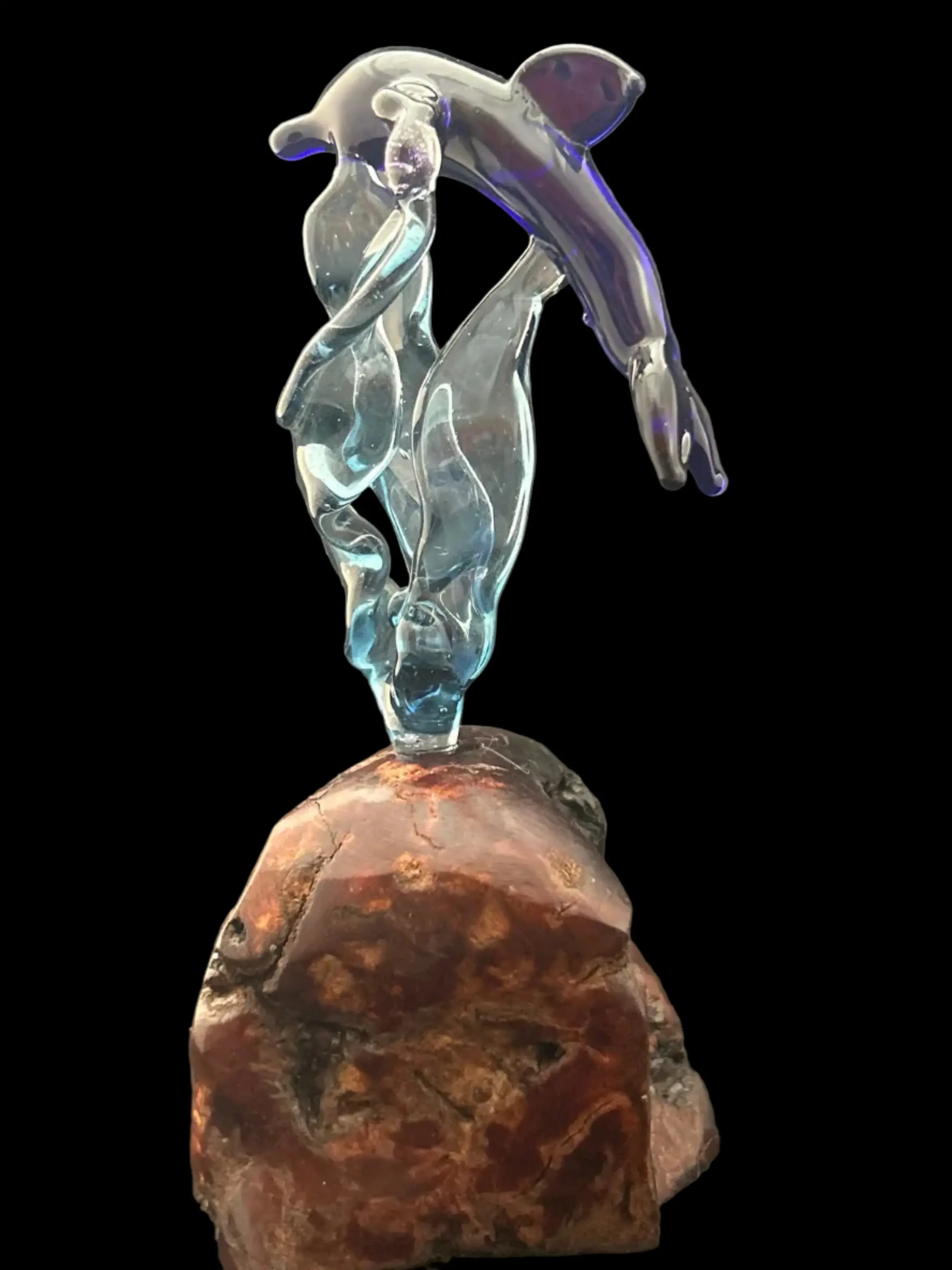 Blue Dolphin Sculpture 2