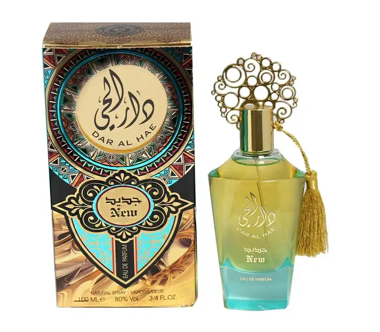 Ard Al Zaafaran DAR AL HAE Women's Oriental Citrus Woody Musk Vanilla Bean Alcohol-Based Fragrance Perfume - Limited Edition, 3.4Oz (100 ml) Bottle Packaged Perfume, Single Item