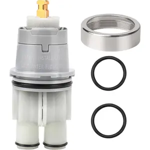 Shower Valve Cartridge Replacement Kit for Delta 13/14 Series, Universal Single Handle Tub and Shower Faucet Repair, Includes RP22734 Bonnet Nut, Durable Brass Construction, Easy Installation metric universal o-ring kit