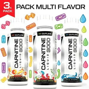Cutler Nutrition Carnitine 3000 Liquid Fitness Supplement – Energy Support, Sugar Metabolism Aid, Post-Workout Recovery Support