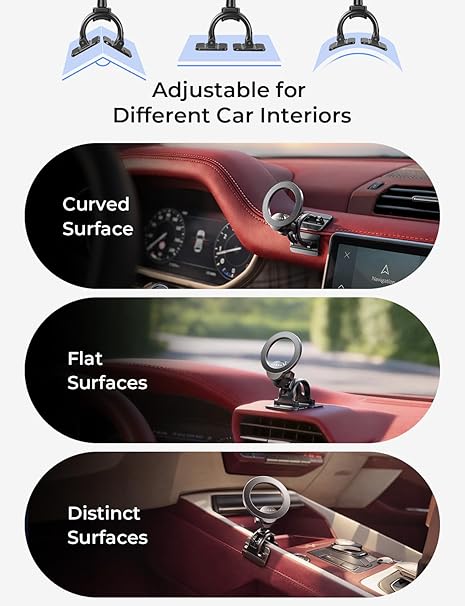 Magnetic Car Phone Mount for Dashboard & Air Vent Strong Magnet Holder Compatible with iPhone Magnetic Car Phone Mount for Dashboard & Air Vent Strong Magnet Holder Compatible with iPhone