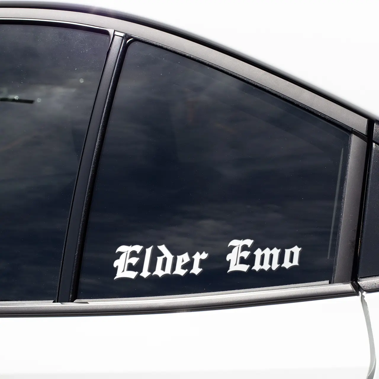 Elder Emo Vinyl Car Decal, Car accessories, Bumper Sticker, Laptop Decal, Birthday Gift, Goth Sticker