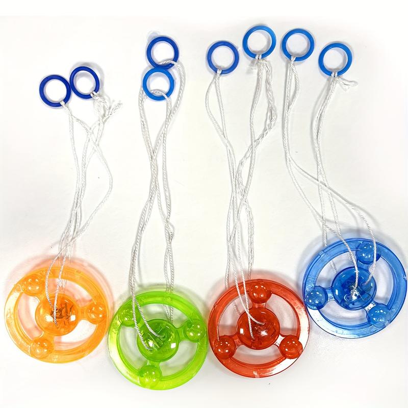 6 Pieces Pull String Spinning Glowing Toys, Night Light Party Favors ...