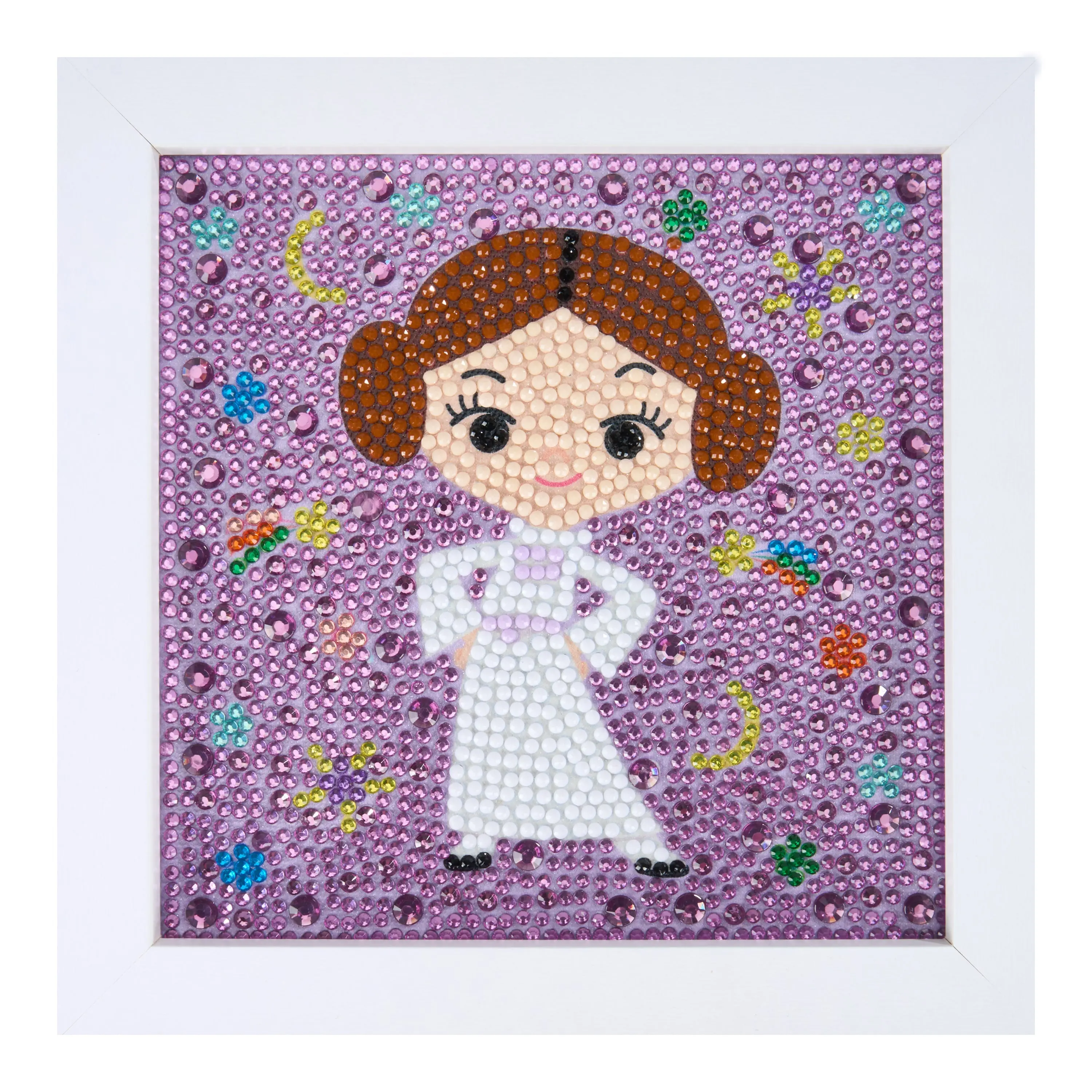 Diamond Art Club® Frameables™ - Rebel Princess Power Diamond Painting Kit