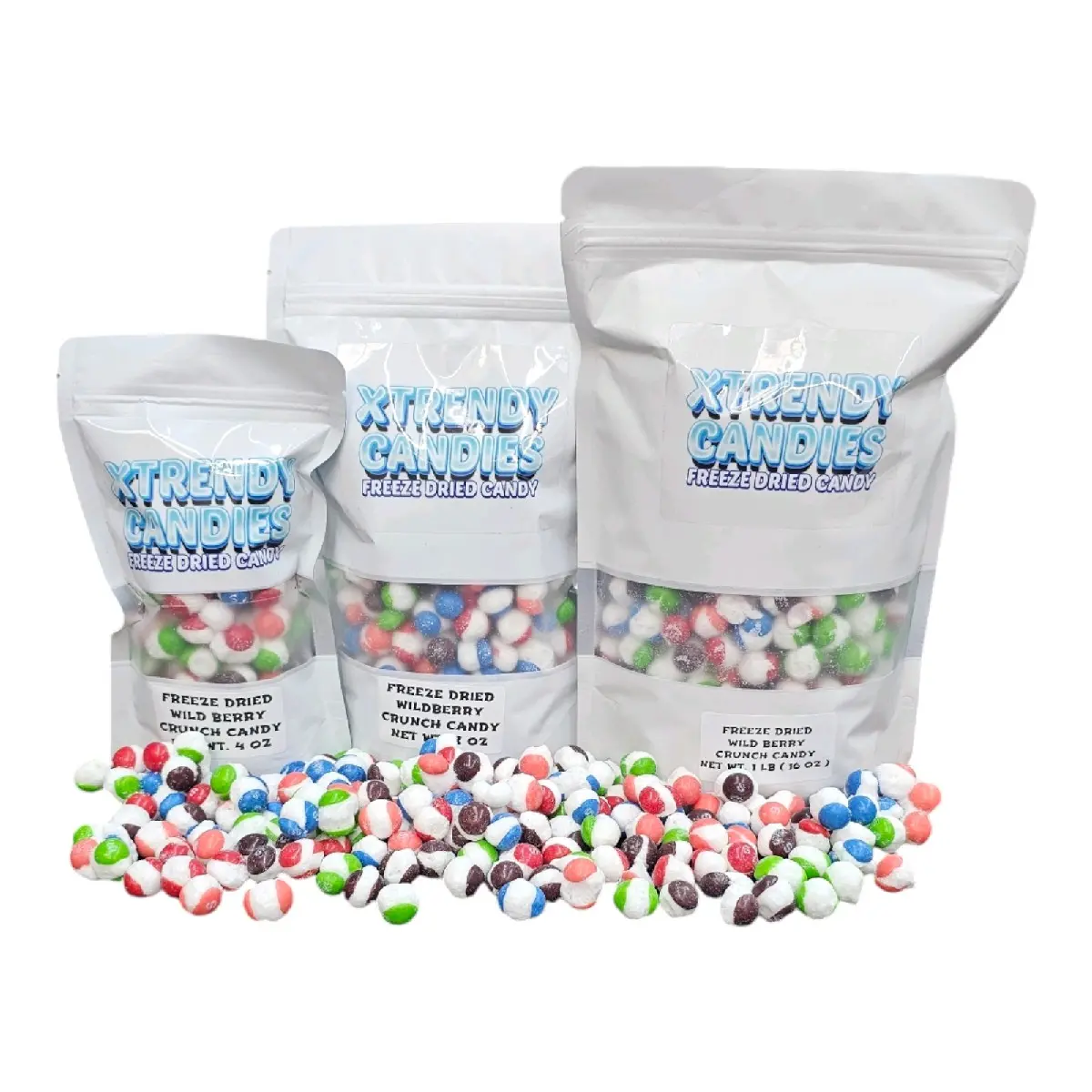Xtrendy freeze dried Wildberry Skizzle - Resealable Bag - 3 Sizes