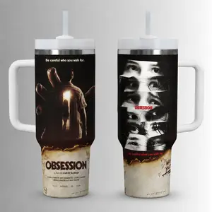Obsession 2026 Movie Tumbler 40Oz with Handle/ 20Oz no Handle, Insulated Cup, Movie Lover Gift