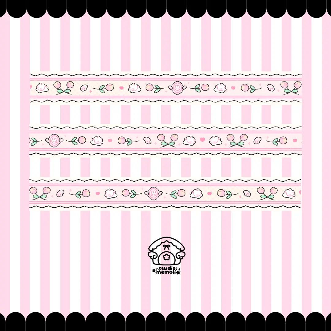 tulip bunny washi tape