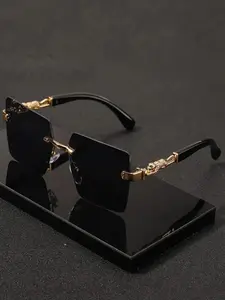 High-End Square Sunglasses, Frame, Summer Promotion, 100% UV Protection, Essential Neutral Fashion Item, Must-Have Accessory
